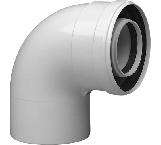 Коаксиальный отвод Baxi полипропиленовый, 87° D 60/100 мм HT KHG71405971