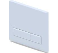Клавиша АНИ Пласт для системы скрытой установки унитаза белая прямоугольная WPG1400G