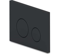 Клавиша для системы скрытой установки унитаза АНИ Пласт черная матова WP1333