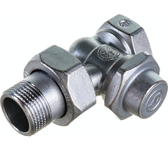 Комплект для подключения радиатора Giacomini R470F-KV, прямой, DN-20, 3/4, 3/4, ВН, с увеличенным проходом R470FX064 1