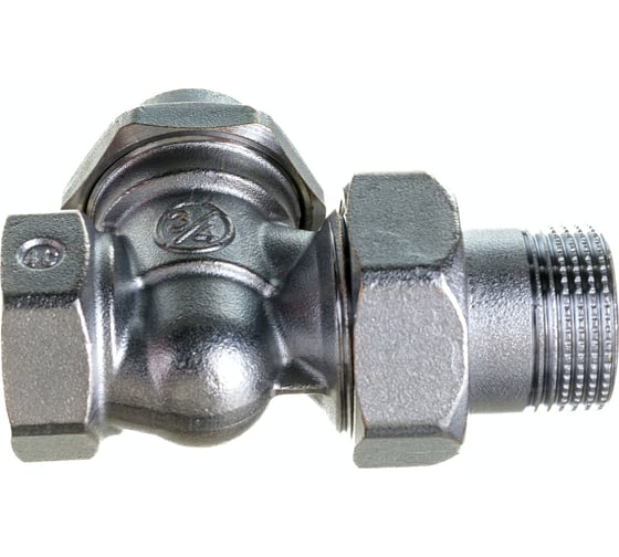 Комплект для подключения радиатора Giacomini R470F-KV, прямой, DN-20, 3/4, 3/4, ВН, с увеличенным проходом R470FX064