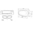 Каркас AM.PM Like 170х110 см, правосторонний W80A-170R110W-R 2