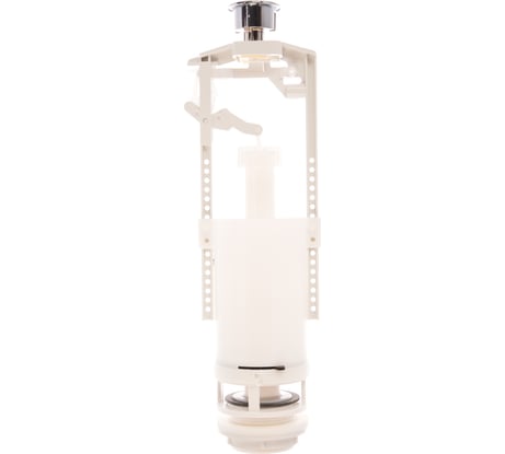 Арматура для бачка Alcadrain SA2000S сливная/наливная, нижнее подключение, кнопка хром 1 режим 1/2" CHROM 00022196