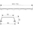 Декоративная панель TECE TECEdrainline steel II 600782 2