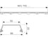 Декоративная панель TECE TECEdrainline steel II 601583 4