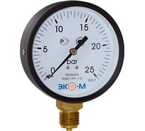 Манометр экомера ЭКО-М мд02-100мм, 0..25бар, g1/2, МД02-100-G-25