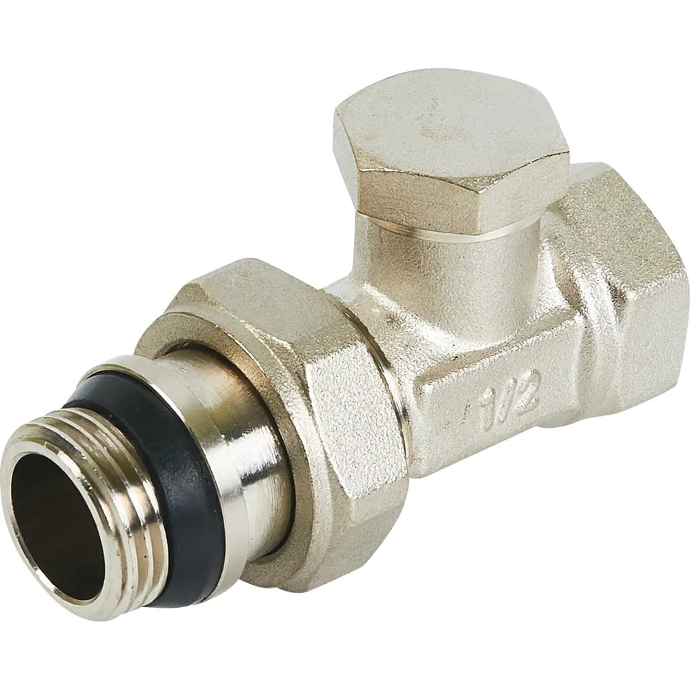 Клапан радиаторный запорный Heizen прямой, 1/2" SVD 547-15/154705575 ...
