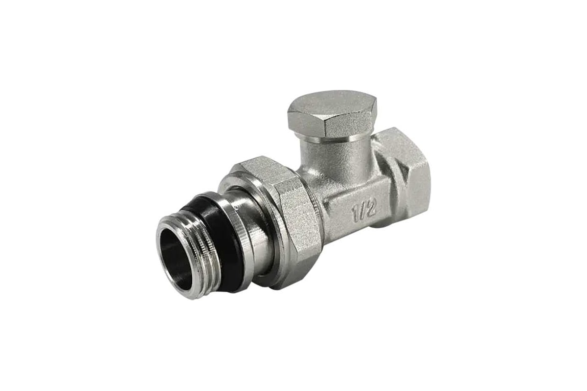 Клапан радиаторный запорный Heizen прямой, 1/2" SVD 547-15/154705575 ...