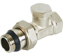 Клапан радиаторный запорный Heizen прямой, 1/2" SVD 547-15/154705575