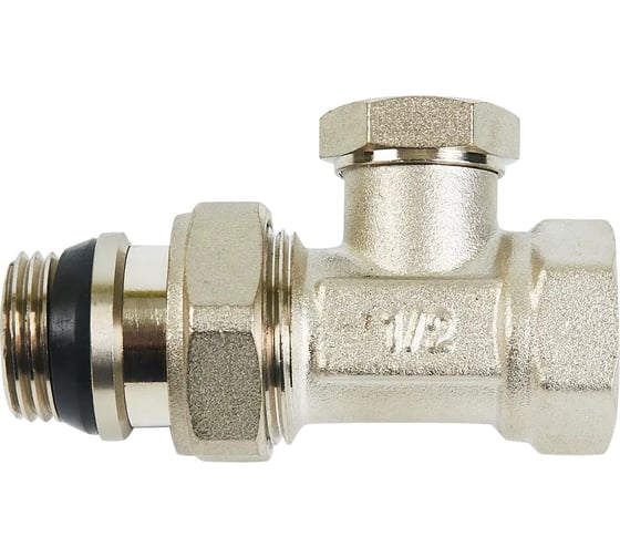 Клапан радиаторный запорный Heizen прямой, 1/2" SVD 547-15/154705575