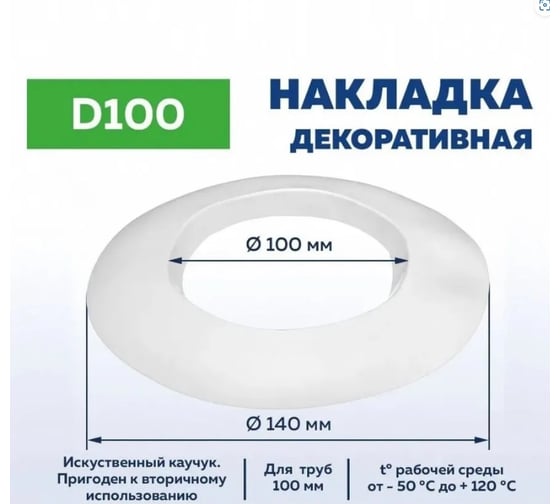 Накладка декоративная d100 для дымохода VIVALDO ШГ772368