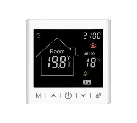 Умный терморегулятор для тёплого пола с функцией WI-FI ТеплоСофт М2 белый