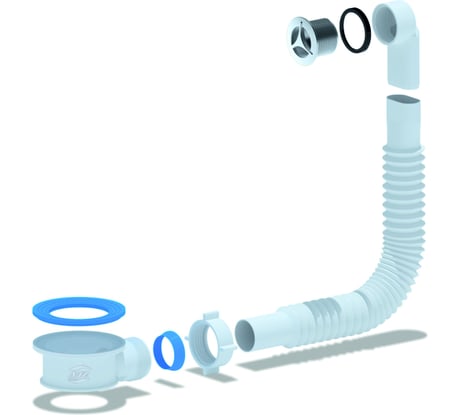 Адаптерное кольцо АНИ Пласт с круглым вертикальным переливом, резьба 27 мм N420SR2 025-0684