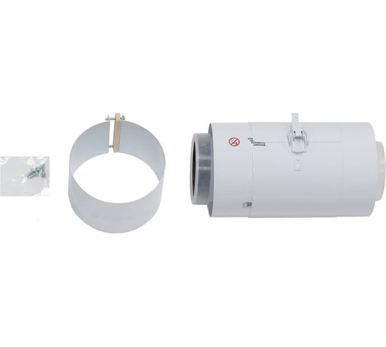 Участок трубы Vaillant 80/125 с ревизионным отверстием 303218 RAN30G1E0HP77E 1