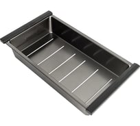 Коландер Paulmark ADVANCE вороненая сталь, 205x375 мм A375-GM