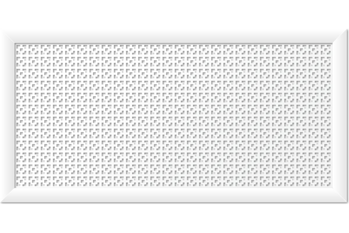 Экран для радиатора Стильный Дом Дамаско 120х60 см, белый v546131