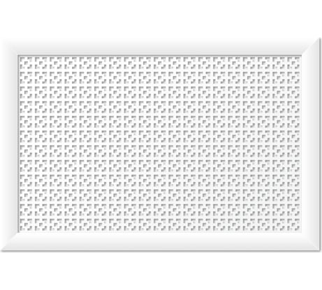 Экран для радиатора Стильный Дом Дамаско 90х60 см, белый v545677