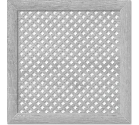 Экран для радиатора Стильный Дом Готико 60х60 см, дуб серый v545882