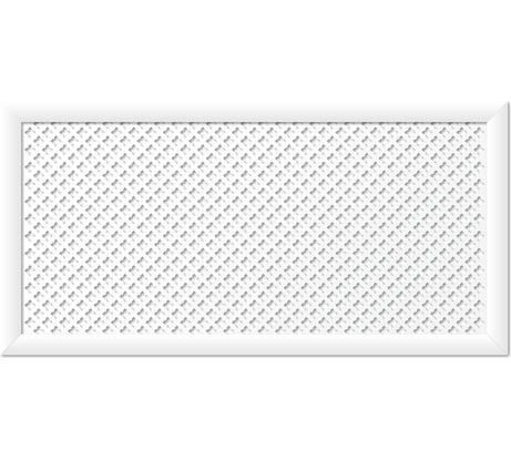 Экран для радиатора Стильный Дом Готико 120х60 см, белый v545714