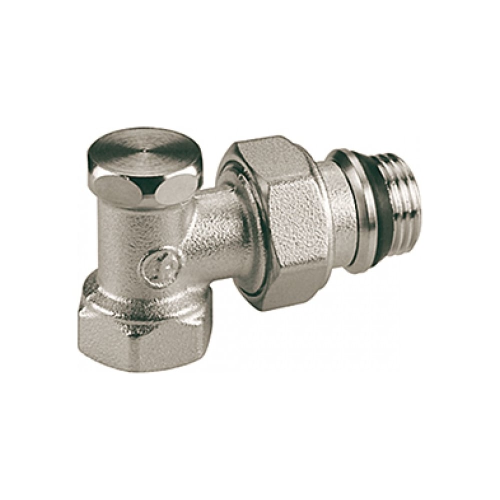 Запорный клапан для радиатора Giacomini R16TG 15 Ру16 ВР угловой штуцер ...