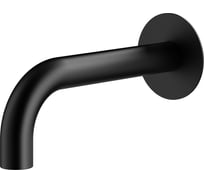 Излив встраиваемый PLUMBERIA SELECTION IXO черный матовый SPT0058NO