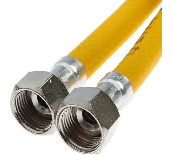 Подводка для газа СТМ ГАЗ ПВХ, 1/2", гайка-гайка, 40 см CGVF1204