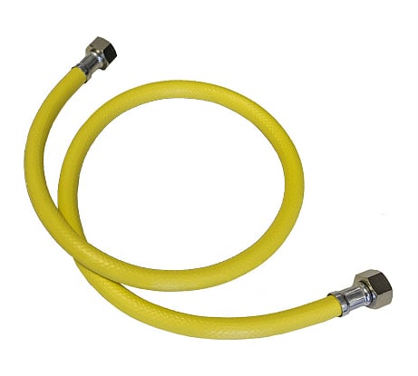 Подводка для газа СТМ ГАЗ ПВХ, 1/2", гайка-гайка, 200 см CGVF1220