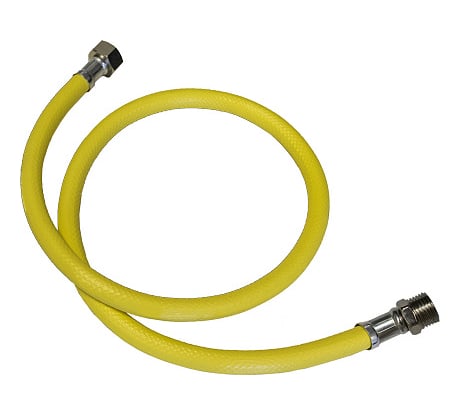 Подводка для газа СТМ ГАЗ ПВХ, 1/2", гайка-штуцер, 100 см CGVM1210