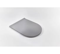 Крышка с сиденьем Galassia DREAM с системой плавного опускания, серый матовый 7330GM