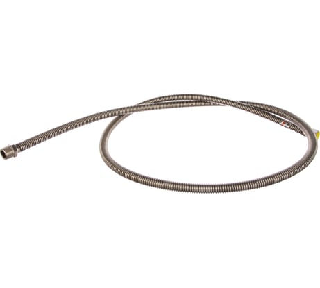 Подводка для газа СТМ ГАЗ сильфонная, 1/2", гайка-штуцер, 180 см CGHM1218