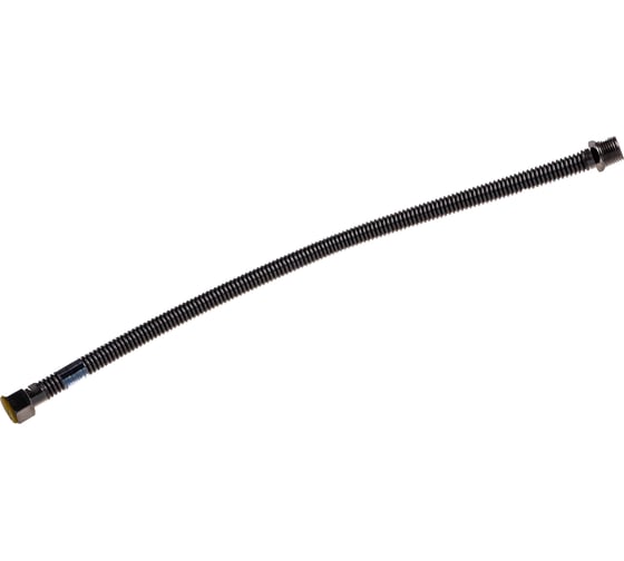 Подводка для газа СТМ ГАЗ сильфонная, 1/2", гайка-штуцер, 50 см CGHM1205