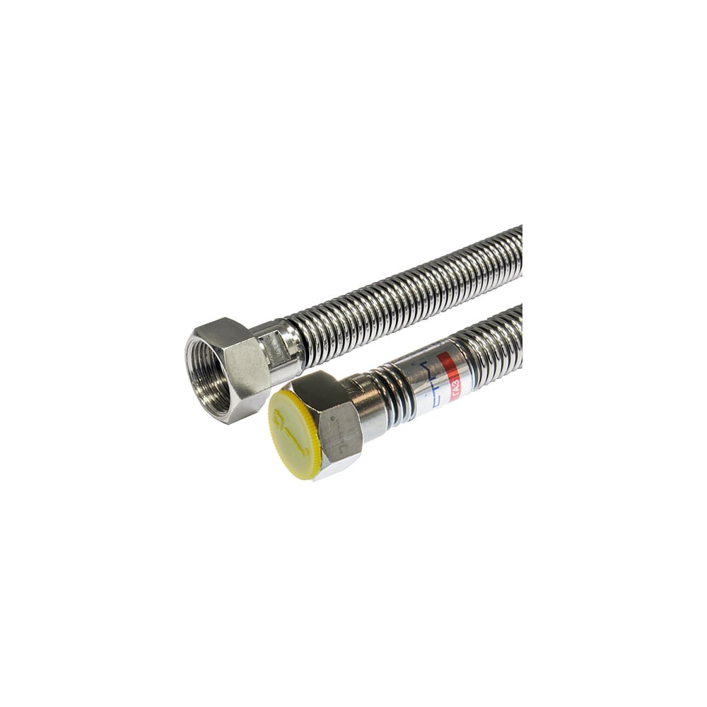 Подводка для газа СТМ ГАЗ сильфонная, 3/4\", гайка-гайка, 50 см CGHF3405 ...