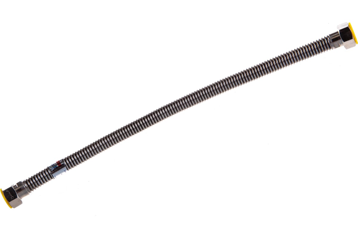 Подводка для газа СТМ ГАЗ сильфонная, 3/4\", гайка-гайка, 50 см CGHF3405 ...