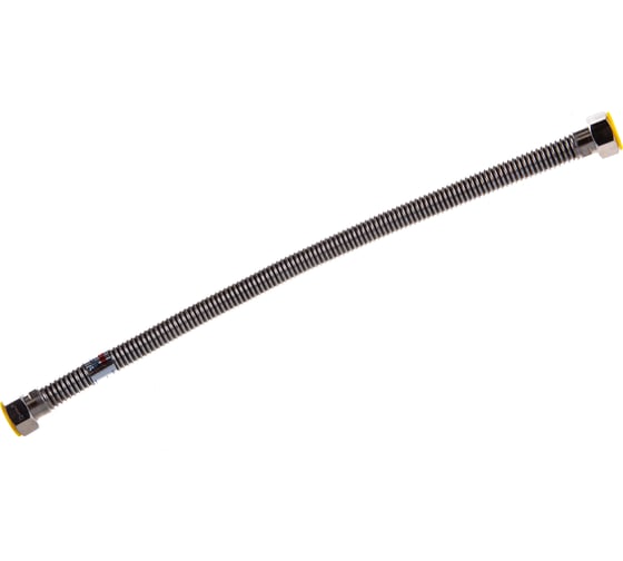 Подводка для газа СТМ ГАЗ сильфонная, 3/4", гайка-гайка, 50 см CGHF3405