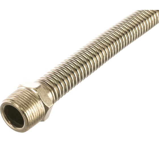 Подводка для газа СТМ ГАЗ сильфонная, 3/4", гайка-штуцер, 200 см CGHM3420