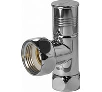 Угловой вентиль СТМ 1 х3/4 г/г ручка-цилиндр для п/с хром, ТЕРМО CPV00134