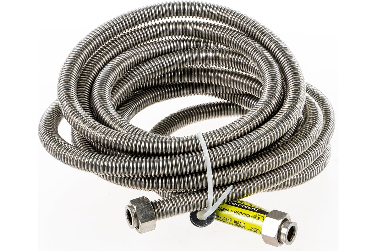 Подводка сильфонная для газа (5 м; 1/2) Overcon 00000001828 - выгодная ...
