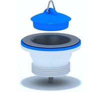 Выпуск мойки АНИ Пласт 1 1/2 с пробкой нержавеющая сетка M105 025-0662