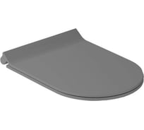 Крышка с сиденьем Galassia DREAM с системой плавного опускания, серый матовый 7314GM