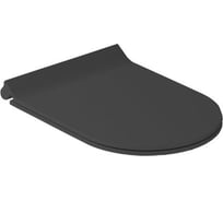 Крышка с сиденьем Galassia DREAM с системой плавного опускания, черный матовый 7314NEMT