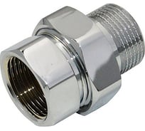 Прямое соединение СТМ ТЕРМО г/ш, 3/4, с накидной гайкой, для полотенцесушителей, хром CPASFM34