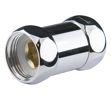 Прямое соединение СТМ ТЕРМО г/г, 1х1 для полотенцесушителей, хром CPCF0101