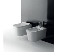 Сиденье для унитаза Galassia Extra Slim с функц. SoftClose, быстросъемное, белый MEG11PRO 5478