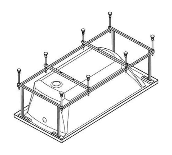 Монтажный комплект Santek КАЛЕДОНИЯ 160х75 1.WH30.2.389 00000060797