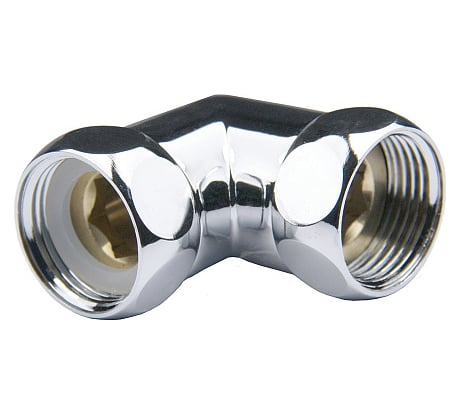 Уголок СТМ ТЕРМО гайка-гайка 1"х1" для полотенцесушителя хромированного CPLF0101