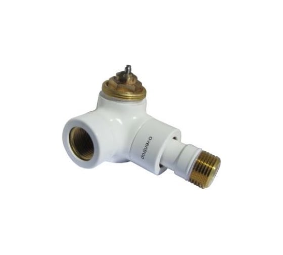 Угловой трехосевой вентиль Oventrop E DN-15, термостатический, 1/2"х1/2", ВН, PN 1163462