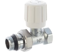 Радиаторный ручной регулировки клапан IVANCI со стопорным кольцом, прямой 1/2" IVC.103001.N.03