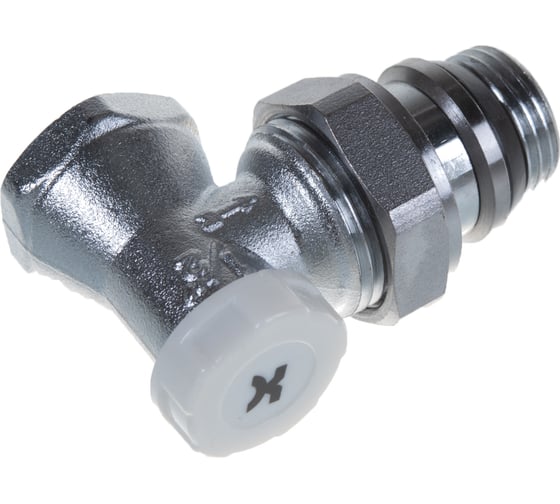 Радиаторный запорный угловой клапан IVANCI со стопорным кольцом 1/2" IVC.103004.N.03