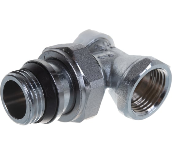Радиаторный запорный угловой клапан IVANCI со стопорным кольцом 1/2" IVC.103004.N.03