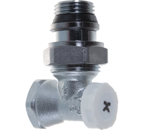 Радиаторный запорный угловой клапан IVANCI со стопорным кольцом 1/2" IVC.103004.N.03